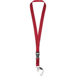 EgotierPro 102508 - Sagan Lanyard mit abnehmbarer Schnalle und Handyband