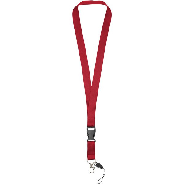 Sagan phone holder lanyard with detachable buckle - EgotierPro 102508