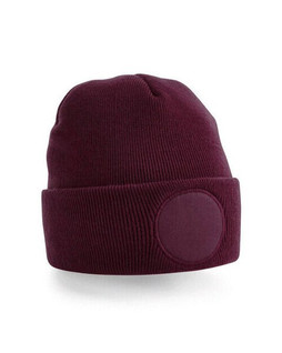 Beechfield B446 - Soft-Touch Acrylic Beanie with Customizable Patch