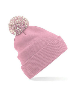 Beechfield B450 - Beanie Snowstar® con Pompom e Polsini Elasticizzati