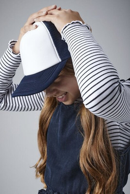 Beechfield B645b - Junior Vintage Snapback Trucker