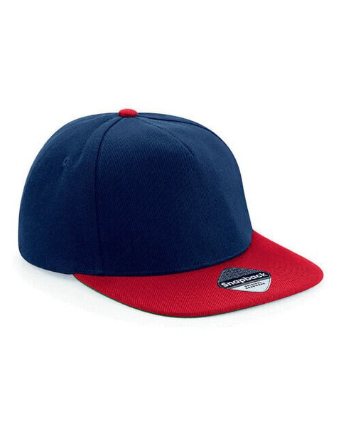 Beechfield B660 - Retro Style Flat Peak Snapback Cap