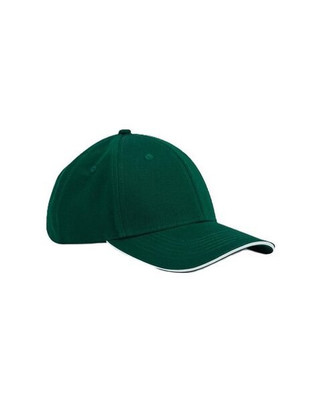 Beechfield B820C - Eco-Friendly Organic Cotton 6 Panel Cap with Contrast Peak