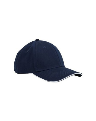 Beechfield B820C - Eco-Friendly Organic Cotton 6 Panel Cap with Contrast Peak
