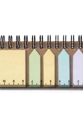 Spinner notitieboek met gekleurde sticky notes - EgotierPro 106736