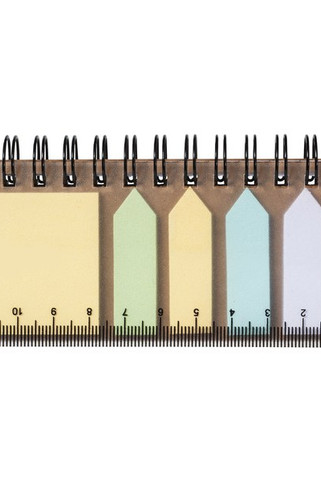 Spinner notitieboek met gekleurde sticky notes - EgotierPro 106736