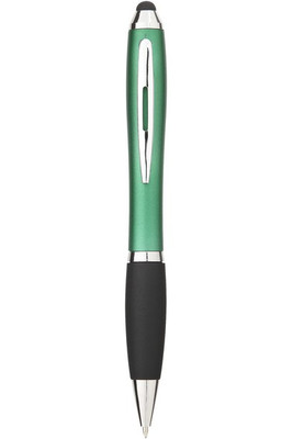 Nash coloured stylus ballpoint pen with black grip (blue ink) - EgotierPro 106903