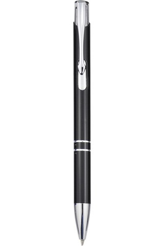 Moneta aluminium click ballpoint pen (blue ink) - EgotierPro 107105