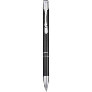 Moneta aluminium click ballpoint pen (blue ink) - EgotierPro 107105