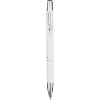 Moneta aluminium click ballpoint pen (blue ink) - EgotierPro 107105