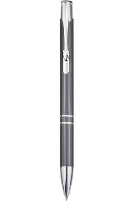 Moneta aluminium click ballpoint pen (blue ink) - EgotierPro 107105