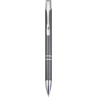 Stylo bille rétractable en aluminium Moneta (encre bleue) - EgotierPro 107105