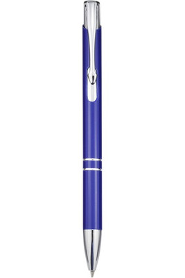 Moneta aluminium click ballpoint pen (blue ink) - EgotierPro 107105