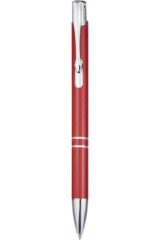 Moneta aluminium click ballpoint pen (blue ink) - EgotierPro 107105
