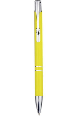 Moneta aluminium click ballpoint pen (blue ink) - EgotierPro 107105