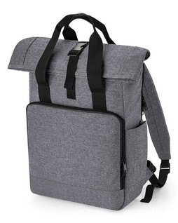 Bagbase BG118L - RECYCLED TWIN HANDLE ROLL TOP LAPTOP BACKPACK