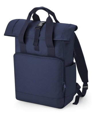 Bagbase BG118L - RECYCLED TWIN HANDLE ROLL TOP LAPTOP BACKPACK