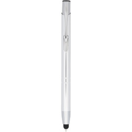 EgotierPro 107298 - Moneta anodized aluminium click stylus ballpoint pen