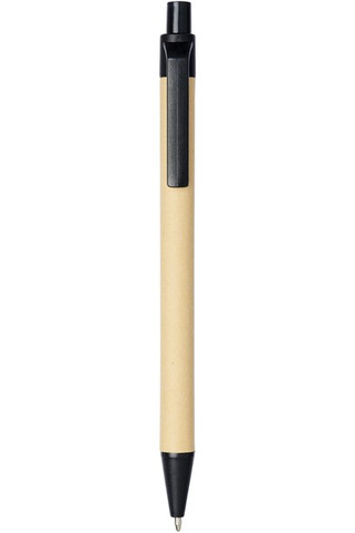 Berk recycled carton and corn plastic ballpoint pen (black ink) - EgotierPro 107384