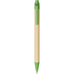 EgotierPro 107384 - Berk Kugelschreiber aus recyceltem Karton und Mais