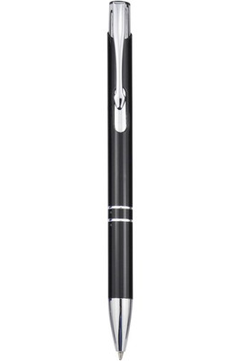 Moneta aluminium click ballpoint pen (black ink) - EgotierPro 107440