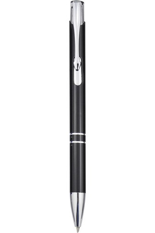Moneta aluminium click ballpoint pen (black ink) - EgotierPro 107440