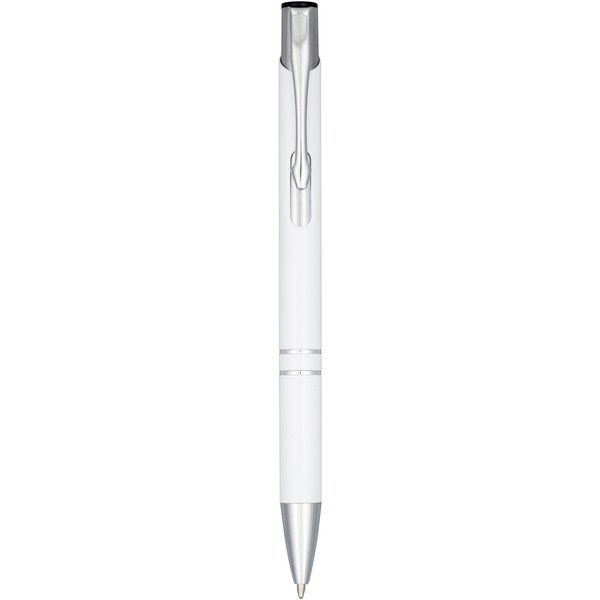 Moneta anodized aluminium click ballpoint pen (black ink) - EgotierPro 107583