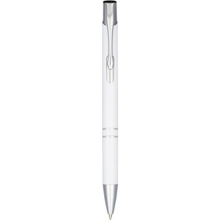 Moneta anodized aluminium click ballpoint pen (black ink) - EgotierPro 107583