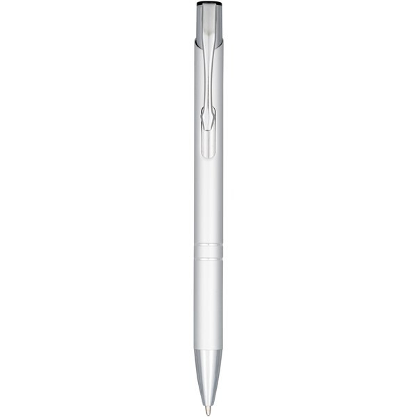 Moneta anodized aluminium click ballpoint pen (black ink) - EgotierPro 107583