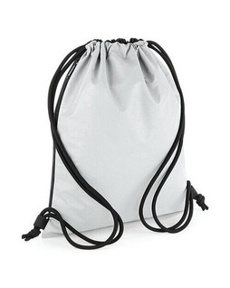 Bagbase BG137 - High-Visibility Reflective Gym Sack with Zipper Pocket
