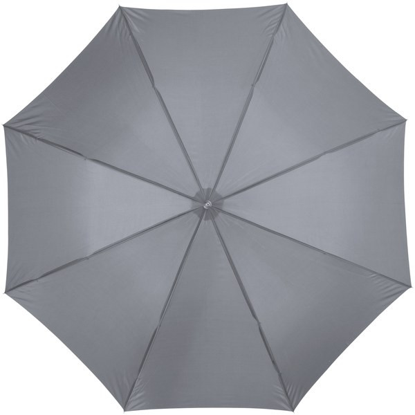 Lisa 23" auto open umbrella with wooden handle - EgotierPro 109017
