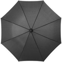EgotierPro 109017 - 23” Lisa-sateenvarjo puukahvalla, automaattisesti avautuva