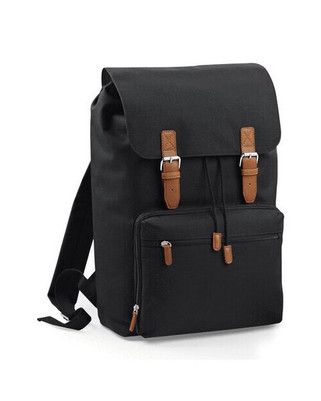 Bagbase BG613 - Vintage Style 17-Inch Laptop Backpack with Padded Compartments