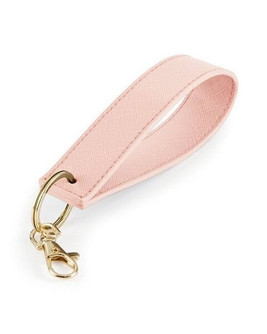 Bagbase BG747 - Elegant Saffiano Leather Wristlet Keyring