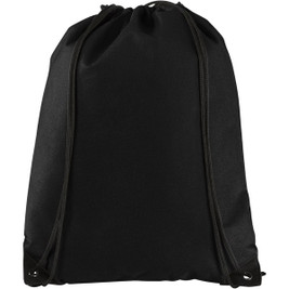 EgotierPro 119619 - Evergreen non-woven drawstring bag 5L