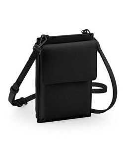 Bagbase BG767 - Luxury Saffiano Leather-Look Crossbody Phone Case