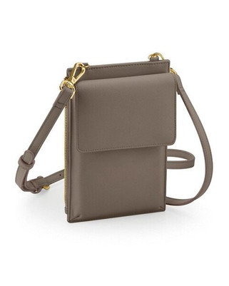 Bagbase BG767 - Luxury Saffiano Leather-Look Crossbody Phone Case