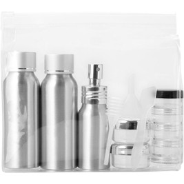 EgotierPro 119760 - Frankfurt airline approved travel bottle set