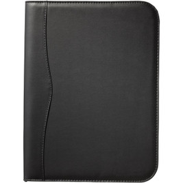 EgotierPro 119986 - Ebony A4 zippered portfolio