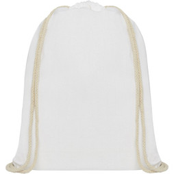 EgotierPro 120113 - Sacca in cotone 100 g/m² con coulisse Oregon - 5L