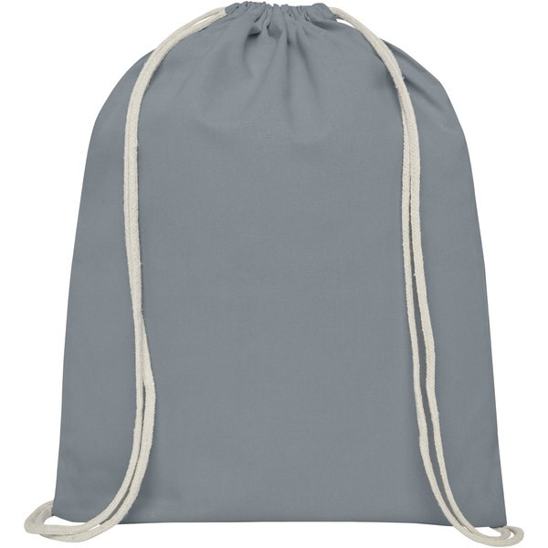 Oregon 100 g/m² cotton drawstring bag 5L - EgotierPro 120113