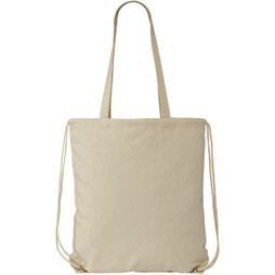 EgotierPro 120276 - Zaino con cordoncino Eliza in cotone da 240 g/m² - 6L