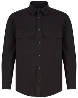 Front row FR54 - Heavyweight Cotton Drill Overshirt with Horn Buttons