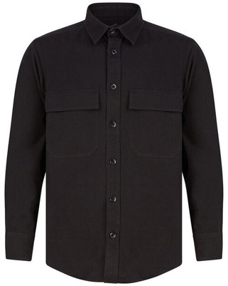 Front row FR54 - Heavyweight Cotton Drill Overshirt with Horn Buttons