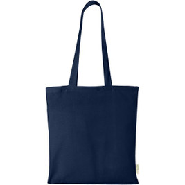 EgotierPro 120491 - Orissa 100 g/m² GOTS organic cotton tote bag 7L