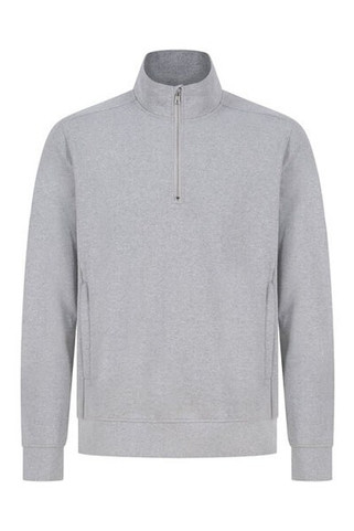 Henbury H842 - Unisex-Sweatshirt mit Reißverschlusskragen