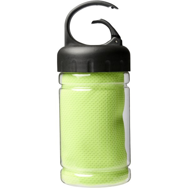 Remy cooling towel in PET container - EgotierPro 126170