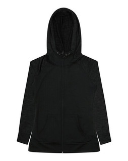 JUST COOL BY AWDIS JC057 - ActiveFit Contrast Zoodie with Quick Dry Fabric