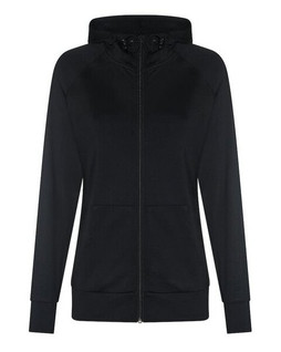 JUST COOL BY AWDIS JC058 - Womens Active Fit Contrast Zoodie with Thumb Holes