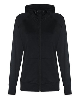 JUST COOL BY AWDIS JC058 - Women's Active Fit Contrast Zoodie with Thumb Holes